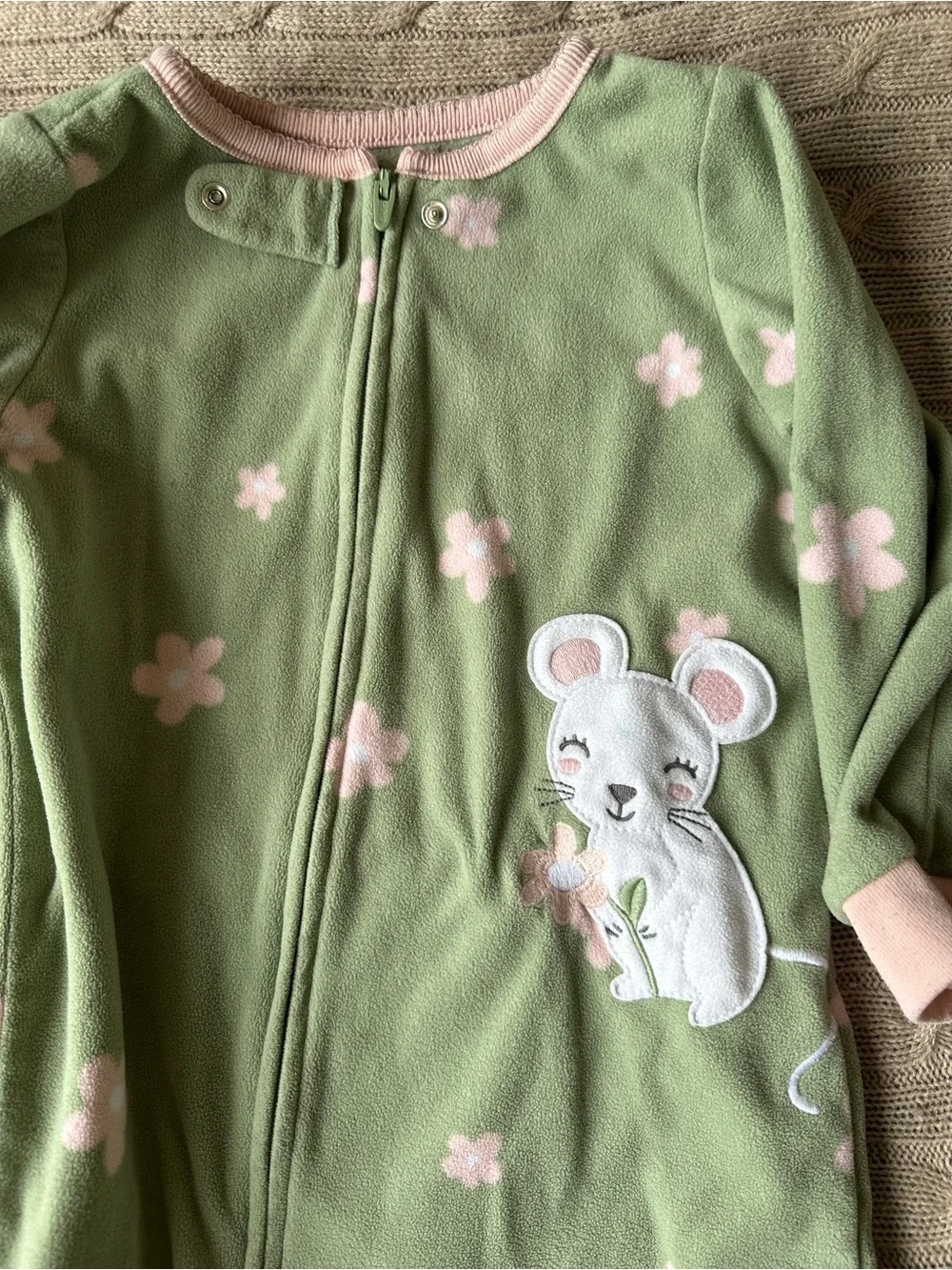 EUC Carter’s 5pc Baby Girl Pajama Bundle, 24 Months